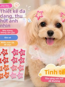 Kẹp Tóc Hình Sao Dễ Gắn Cho Thú Cưng