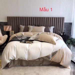 Bộ ga gối vỏ chăn tencel 80s 4 món cao cấp