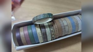 20 Rolls Boxed Vintage Passing Time Series Washi Tape Scrapbook Diary Deco DIY Tape Stickers Floral Pattern Masking Tapes