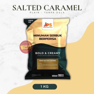 JPS Plain Salted Caramel 1 kg Premium Bubuk Minuman Karamel Tanpa Gula / Serbuk / Powder
