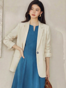 Roey s house | Elegant Professional Flattering Tactile Blazer for Women Autumn