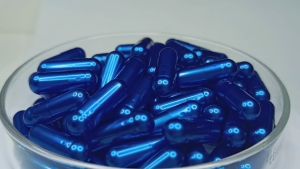 1000pcs Size 0 Pearl Blue/Pearl Blue OSPA High Quality Empty Gelatin Capsule