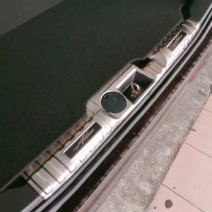 Perodua Alza 2022 2023 Inner Rear Bumper Guard Pad Chrome Trim Scuff Protector Accessories Body Kit Gear Up Gearup