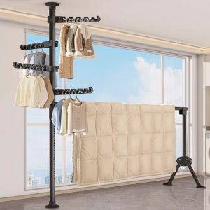 YIXUAN | Free-standing Folding Clothes Drying Rack