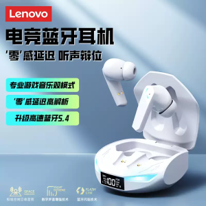 Lenovo Wireless Bluetooth Earphones 2025 New Esports Gaming In-Ear Noise Reduction High Sound Quality Super Long Battery Life