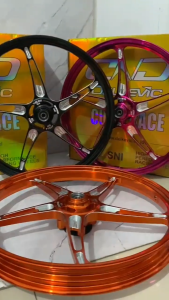 Velg Delkevic Ring 17 Bintang Laut beat Scoopy Genio Vario 125 150 Mio Sporty Nmax New Aerox 155 Old New Ring 17 Model AK88 Original Delkevic