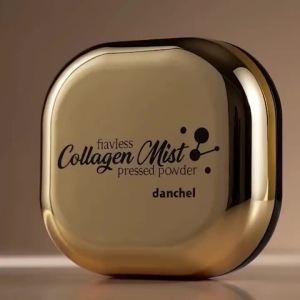 Collagen Pressed Powder Brightening & Contour 2 IN 1 Strong Oil Control Fine Silky Blendable Texture Nourishing Collagen Powder
