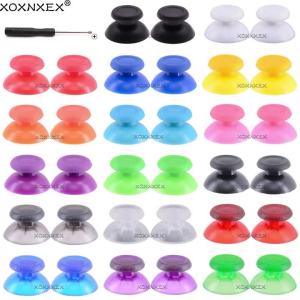 1Set PS4 Controller Joystick Thumbsticks Analog Thumb Sticks Mushroom Caps+Screwdriver for Sony PS4/PS4 Slim/PS4pro
