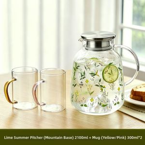 GIANXI | High Temperature Resistant Large Capacity Glass Pitcher