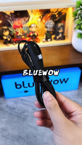BlueWow 2-in-1 Foldable Phone Stand Fast Charging Cable | 240W Type-C Quick Charge | Gaming-Friendly Design SJX-110 | For iPhone 15 / Xiaomi / OPPO / vivo