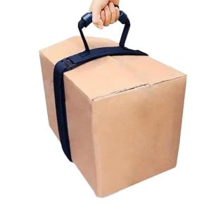 Nylon Moving Strap Handheld Luggage Strap Cargo Binding Tape Cross Type Handle Baggage Tying Belt City Simple Pattern