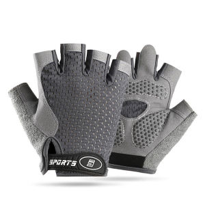 GTUBIKE Kids Cycling Skateboard Gloves Anti-Slip Summer Spring Sports Half-Finger Gloves Shock-Absorbing Children Aged 5-12
