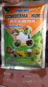 MEN Ủ TRICHODERMA HUMIC GÓI 200GR/Ủ RÁC PHÂN CHUỒNG PHÒNG NGỪA TUYẾN TRÙNG NẤM BỆNH/ Chuyên dùng Hoa kiểng Rau màu