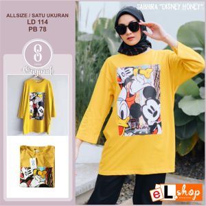 KAOS SABHIRA TERBARU 2024: Model Atasan Jumbo Semi Tunik Official Store Resmi