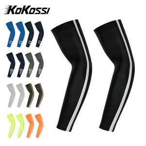KoKossi Summer Quick-Drying UV Reflective Arm Sleeves Breathable Night Running Cycling Arm Covers Ice Silk Sleeves Arm Guard
