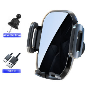 Wireless Fast Charger Car Mount Air Vent Mobile Phone Holder Charging Stand For IPhone 14 15 16 17 Pro Max Xiaomi Samsung