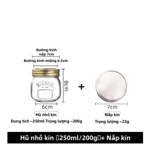Kilner | Lọ Kính Di Động Có Nắp Đậy Kín