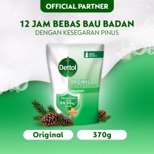 Dettol Original 370ml Sabun Mandi Cair Anti Bakteri Body Wash 370 ml