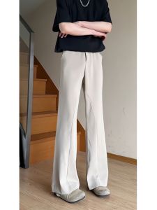 Quần Ống Đứng Mỏng Mùa Hè Cho Nam Và Nữ Quần Ống Rộng Phong Cách Đường Phố Cao Cấp Quần Ống Rộng Cạp Vừa Cho Thanh Thiếu Niên