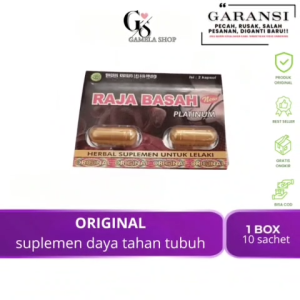 KAPSUL HERBAL alami ekstrak kunyit cap rajabasah 1 bok 10 sachet