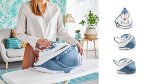 Tefal Express Protect Steam Generator 1.8L 2800W SV9202 – 520g Steam Boost Durilium Airglide Removable Calc Collector Safe Flawless Glide