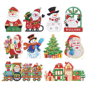 Diamond Painting LED Lamp 5D Diamond Embroidery Mosaic Christmas Gift Craft