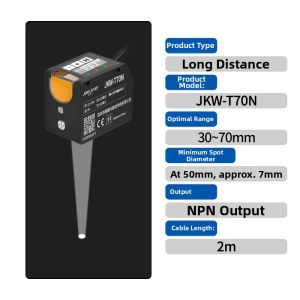 JINGJIAKE | Color Recognition Adjustable Spot Light Sensor 485 Output 0-500mm