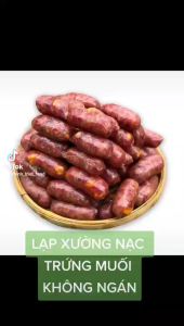Lạp Xưởng Trứng Muối Minh Triết - Hàng Loại 1 - Lạp Xưởng Tươi Thơm Ngon Sạch Sẽ