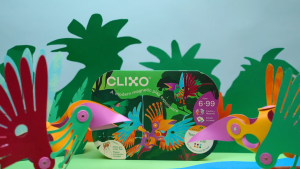 Clixo Tropical Birds Pack - ของเล่นตัวต่อแม่เหล็กรูปแบบใหม่จาก USA : เหมาะสำหรับอายุ 6 ปีขึ้นไป