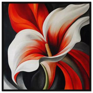 Tranh hoa loa kèn . Tranh treo tường dán tường sơn dầu canvas trang trí. CGI-1611