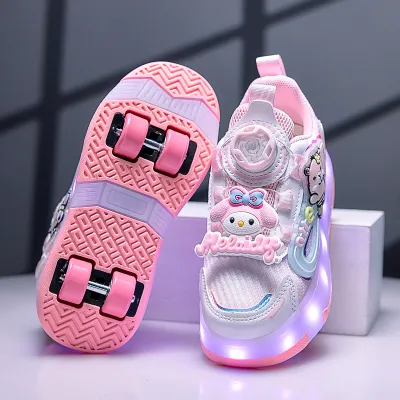 SHIYAN | Light-up 4-Wheel Roller Skates for Girls