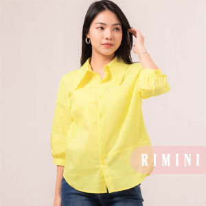 RIMINI - Kemeja Wanita Formal Katun Premium Lengan Panjang Size XS-3XL