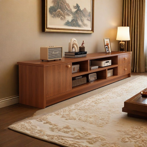 ZHUOHE | Modern Chinese Style TV Stand Home Floor Storage Cabinet