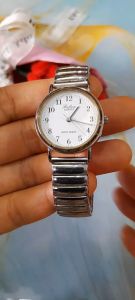 Đồng hồ nữ falcon- Q&Q- máy vàng size:26mm dây chun second hand si nhật- đã qua sử dụng