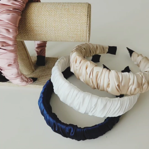Premium Satin Hairband Wide Width Soft and Smooth Gift Ideas Hair Accessories