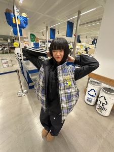 เสื้อกั๊กแขนกุดลายสก็อตย้อนยุคสไตล์อเมริกันสำหรับผู้ชายและผู้หญิง ทรงหลวม ด้านหลังและด้านหน้าสวมใส่ได้ แจ็คเก็ตแบบสวมใส่หลายชั้น