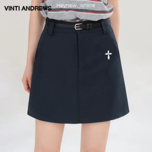 Vintage High Waisted A-line Skirt