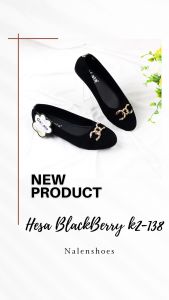 Sepatu Black Panda Hesa Black L2-125: Sol Karet Anti Slip