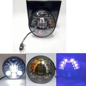 Lampu Daymaker 5 75 Inch Senja Biru 16 Led Dus Hitam Ori Fungsi Riting Orange Dan Cb Gl King