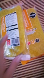 1Pcs Floor Polishing Scrubbing Foot Pad Paa Orange paw scouring pad Sponge Bunot Pad