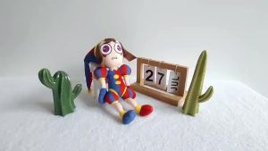 The Amazing Digital Circus Plush Doll Pomni Jax Anime Cartoon Clown Soft Stuffed Xmas Gift
