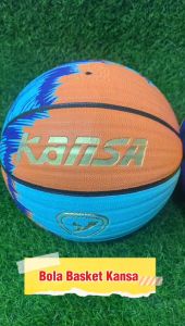 BOLA BASKET KULIT OLAHRAGA KANSA LAMBAI BASKETBALL SIZE 7 INDOOR OUTDOOR FREE PENTIL JARING