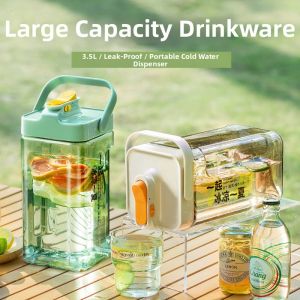 Spigot Cold Brew Pitcher Large Capacity Portable Beverage Bucket