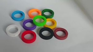 Colored Soft Silicone Key Caps Hollow Rubber Key Cover Elastic Key Identifiers Covers Key Protector Silencer Key Topper Markers