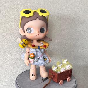 ชุดกระโปรงผีเสื้อสำหรับตุ๊กตา Zsiga ขนาด 1/8 เสื้อผ้าสำหรับตุ๊กตาผู้หญิง เสื้อผ้าแฟชั่นสำหรับตุ๊กตา ของเล่นสำหรับผู้ใหญ่