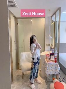 quần ống rộng nữ mặc nhàquần lửng nữ chất vải lanh mềm mátquần mùa hè cho nữ hàng Quảng Châu