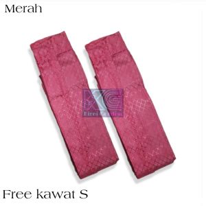 Gordeng/Hordeng/Gorden sido plisket / Gorden jendela panjang 2 meter / Gorden pintu kamar tidur / Gorden 1 set lengkap / Gorden biasa model lama / Gorden jendela pendek / Gorden pintu panjang 2 meter / Gorden terbaru /  Tirai gorden / Tirai pintu / korden