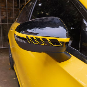 Mercedes-Benz A35 Rearview Mirror Tail Stickers AMG Car Logo Stylish Modification and Decoration Sticker A45 Rearview Mirror Support Customization