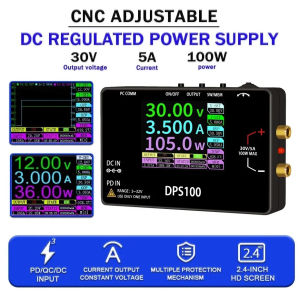 DPS100 Portable 30V 5A DC Adjustable Power Supply 100W Laboratory Power Supply Voltage Current Regulated Input Output Protect