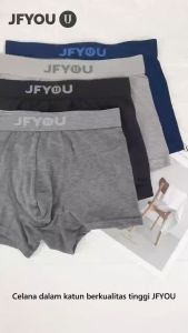 JFYOU Celana Boxer Premium CD Celana Dalam Katun Pria1 pcs